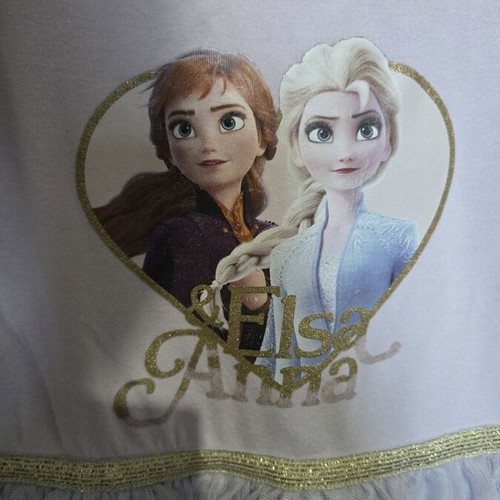 Frozen Elsa & Anna dress purple like new 110 cm H&M