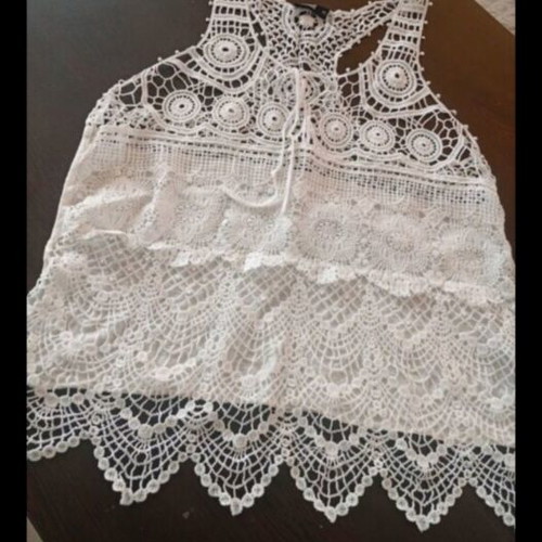 Top Janina lace white size XXL like new