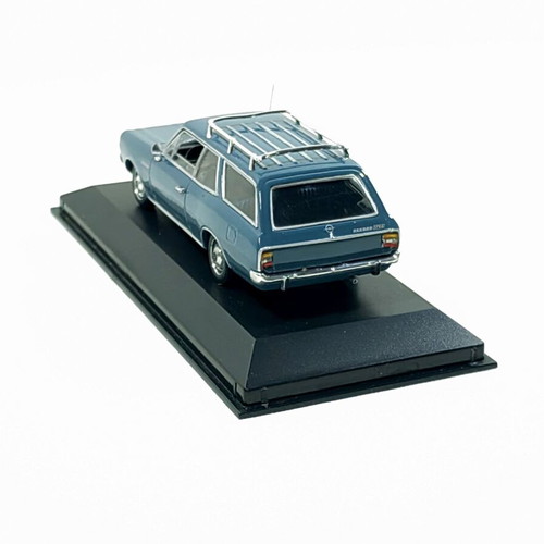 Opel Rekord C 1700 Break 1966 Blue Diecast Model Minichamps