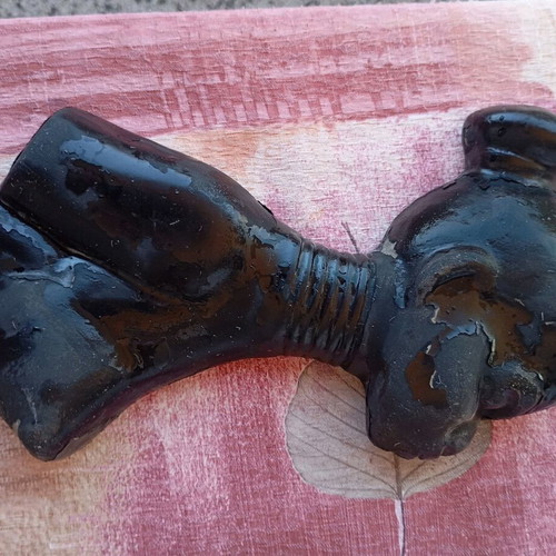 Vintage Cleopatra figure used, handmade from the 1970s