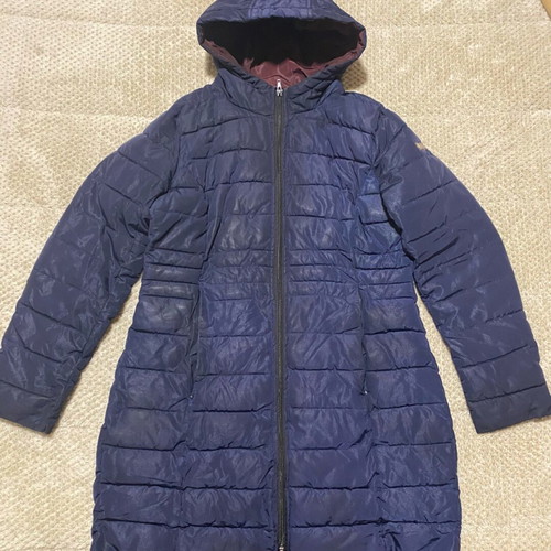 Lonsdale women's parka jacket used, size L, blue