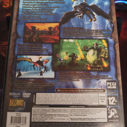 World of Warcraft DVD collection like new with double DVD installer