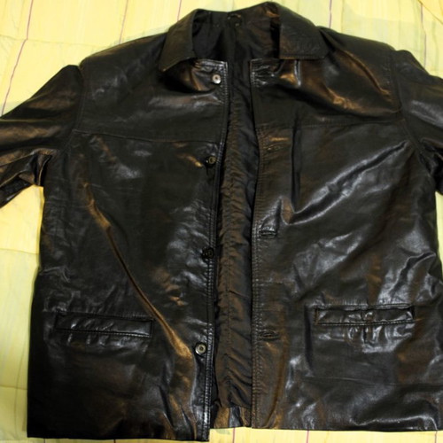 Men's leather jacket used XL, Leather's fashion