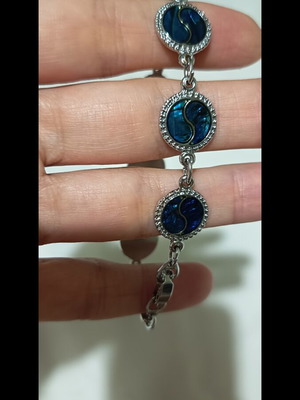 Bracelet silver blue like new