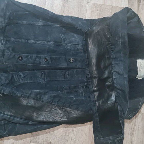 Calvin Klein jean jacket like new, black, size L