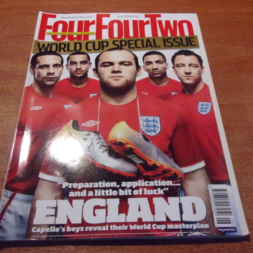 Four Four Two June 2010 England Special like new
