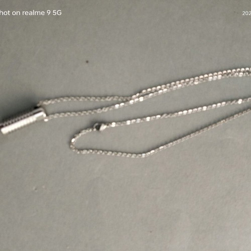 Steel men's pendant with 70cm chain new 316L