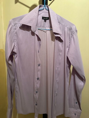 Morelli Italian shirt used, size M, purple