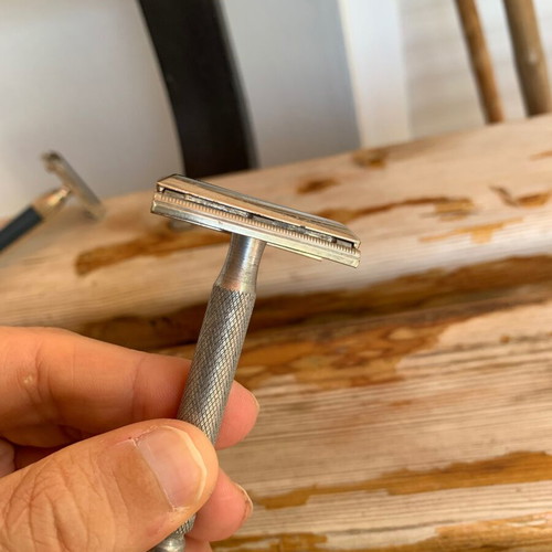Gillette G2000 England TTO and Gillette Ball and Tech aluminum safety razors