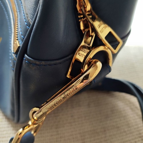 Louis Vuitton Flight Paname Take Off Crossbody Bag used, blue leather