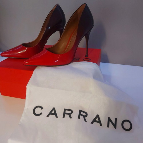 Carrano pumps like new, red ombre, 10cm heel, size 38
