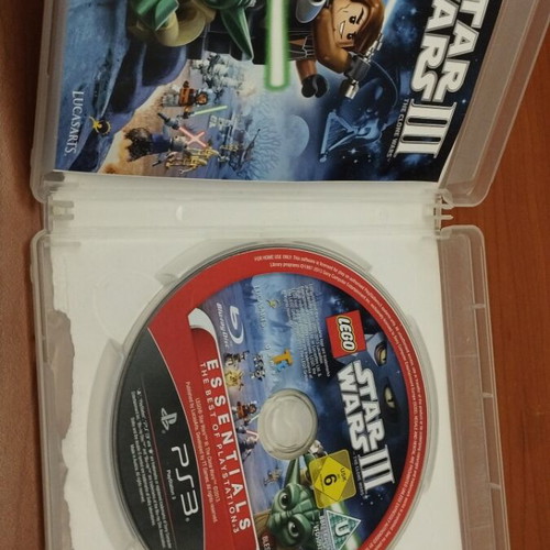 Lego Star Wars III PlayStation 3 used, worn cover