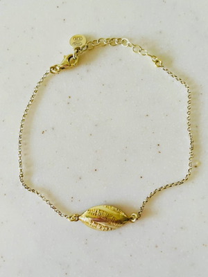Oxette silver bracelet 925 gold plated used, 16-19cm
