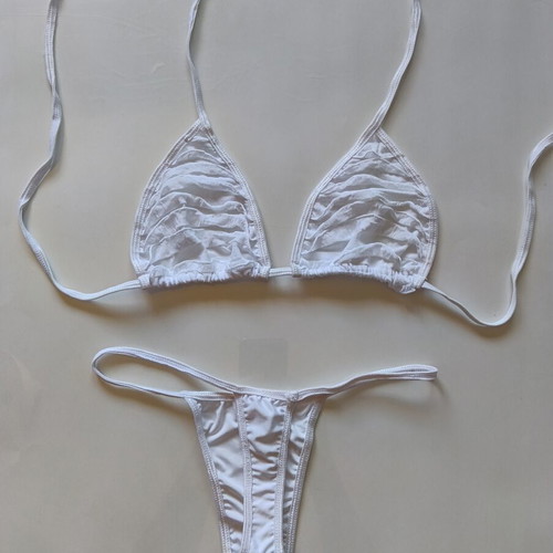 Bikini super sexy string white size XS new