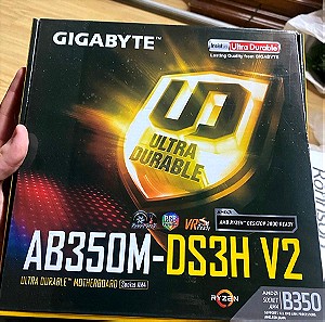 Gigabyte AB350M-DS3H V2 Motherboard Micro ATX με AMD AM4 Socket