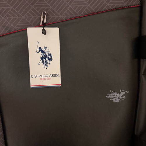U.S. Polo Assn. Black Business Laptop Bag New with Tag