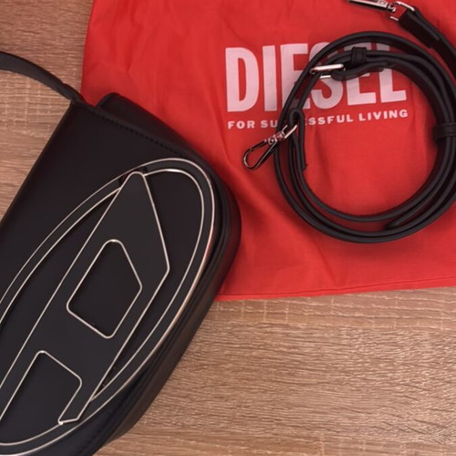 Diesel crossbody bag, black