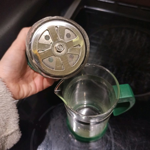 Coffee maker individual filter or French used