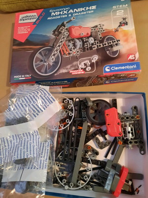 Clementoni Engineering Workshop STEM Roadster & Dragster like new