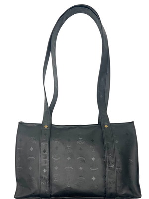 MCM Черна Винтидж Чанта за Рамо Употребявана