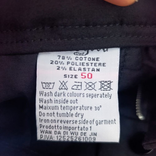 Black women's summer pants, size 5XL / 50 / 22