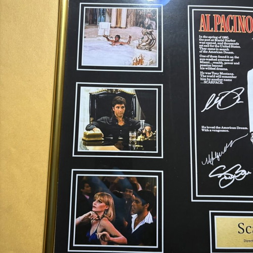 Scarface Signed 1983 Movie Poster new