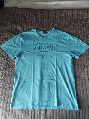 T shirt φορεμένο, μέγεθος L, μπλε