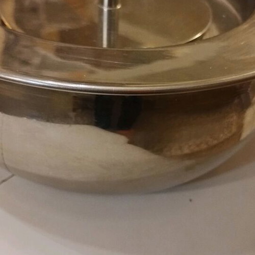 Metal candle holder with lid like new