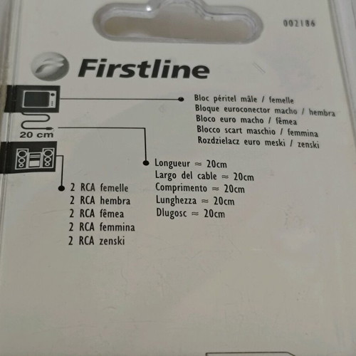 Firstline Adaptor Euro-RCA new