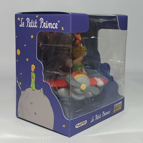 The Little Prince and the Fox on the Plane Figurine new