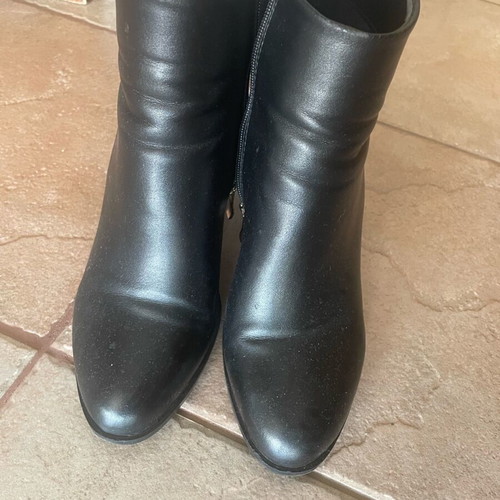 Exe ankle boots used, size 41, black and gold