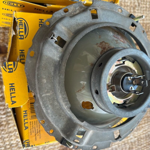 Φανάρια Hella H4 για VW Beetle ’68 μεταχειρισμένα, ζευγάρι με φακό LHD