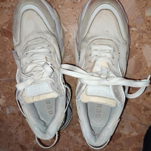 Guess Chunky Sneakers White Beige size 38 used