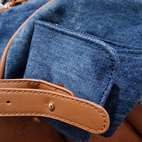 Denim shoulder bag vintage limited edition