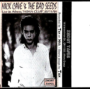 NICK CAVE & BAD SEEDS - Σπάνια κασέτα Live (Hima 84)