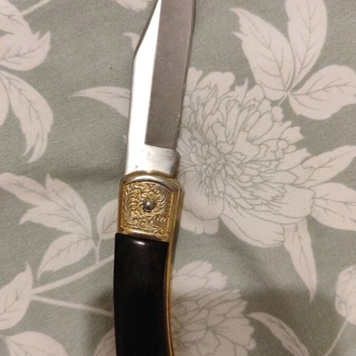 Folding knife used