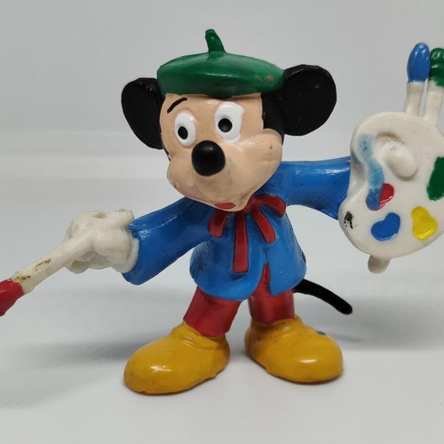 Mickey Mouse collector figure hand-painted, like new