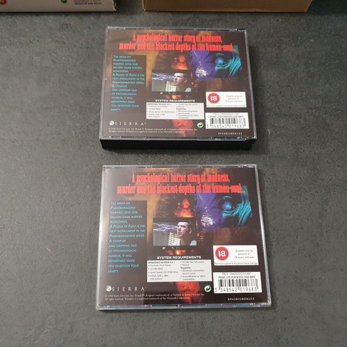Phantasmagoria A puzzle of flesh PC game used, Big Box 1996