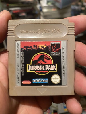 Jurassic Park Game Boy cartridge used, good working condition