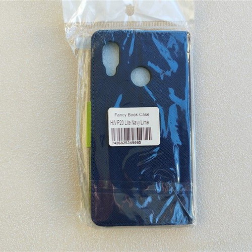 Θήκη Πορτοφόλι Fancy Book μπλε για Huawei P20 Lite καινούργιο