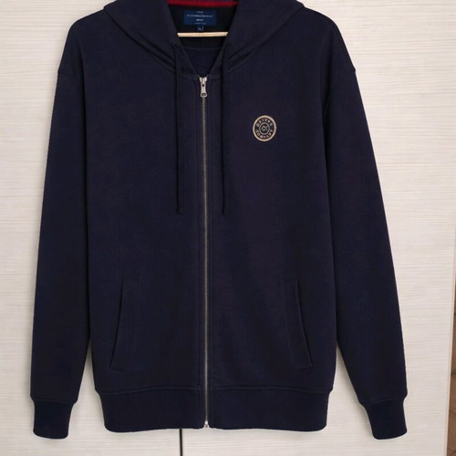 Oxford Company men's hoodie jacket blue like new, size 3XL