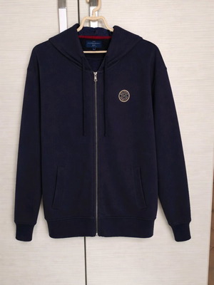 Oxford Company men's hoodie jacket blue like new, size 3XL
