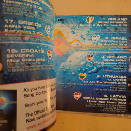 Eurovision 2006 double CD used