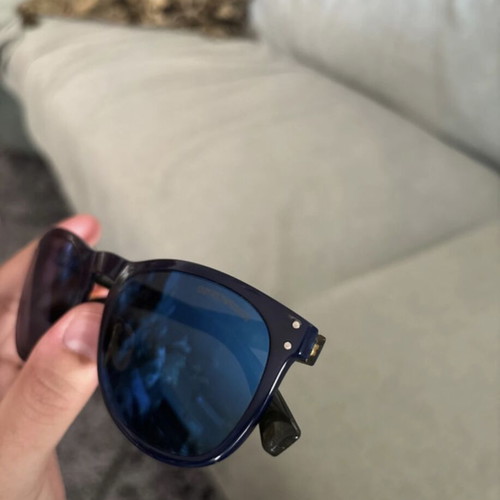 Emporio Armani EA 4089 sunglasses used, blue mirror lenses
