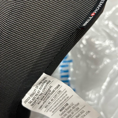Bell & Howell Memory Foam Travel Pillow like new