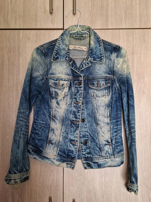 Zara Jean mid-length jacket size small like new, blue