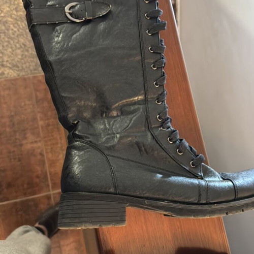 A To Z Greek black knee-high boots like new, size 40