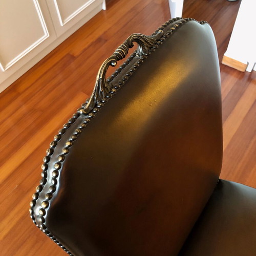 Theodore Alexander leather office chair like new