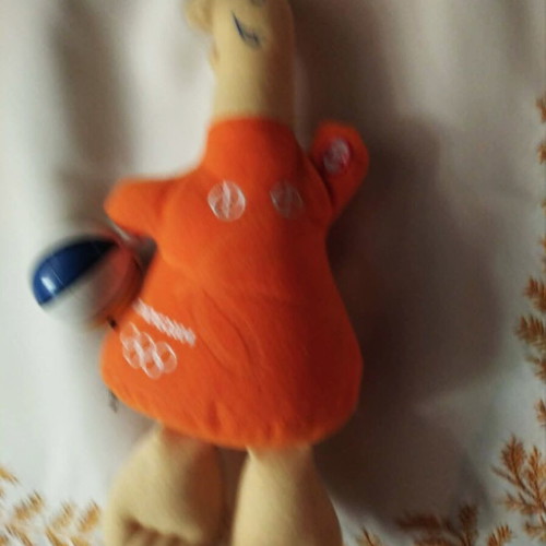 Athens 2004 Olympic Games mascots Athena and Phoebus like new with music