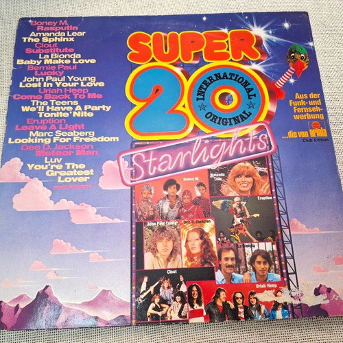 Super 20 International Starlights LP βινύλιο άλμπουμ